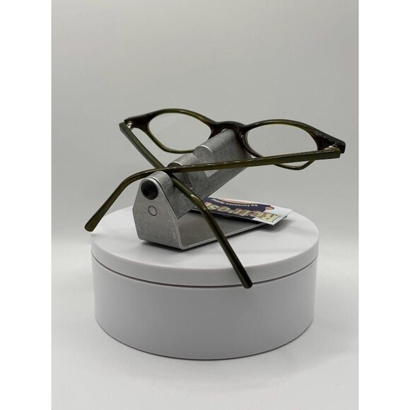 Vintage Y2K Eyeglasses | NOS | Tiny Lens Style Green Plastic Frame Made in Japan - Picture 8 of 10